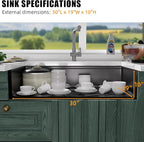 30 Inch Undermount Kitchen Sink Stainless Steel, 30x19 Undermount Workstation - Image 6