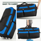 Travelers Club 36" Asgard 3-Wheel Rolling Duffel Bag - Image 6