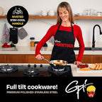 Guy Fieri's Flavortown 8" Stainless Steel Fry Pan - Image 5