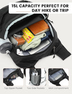 SKYSPER 15L Lightweight Small Hiking Backpack - Image 2