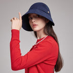 Linen Victorian Bonnet Hat Sun Cap, Foldable Summer Visor | New Katy - Image 5
