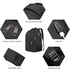 Black Backpack, School Backpacks - Image 3