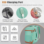 40L Travel Backpack with USB Charging Port, Water-Resistant Carry On Backpack - Image 2