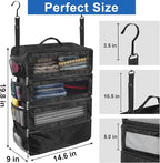 Suitcase Organizer, Travel Luggage Organizer Portable Hanging Travel Shelves - Image 4
