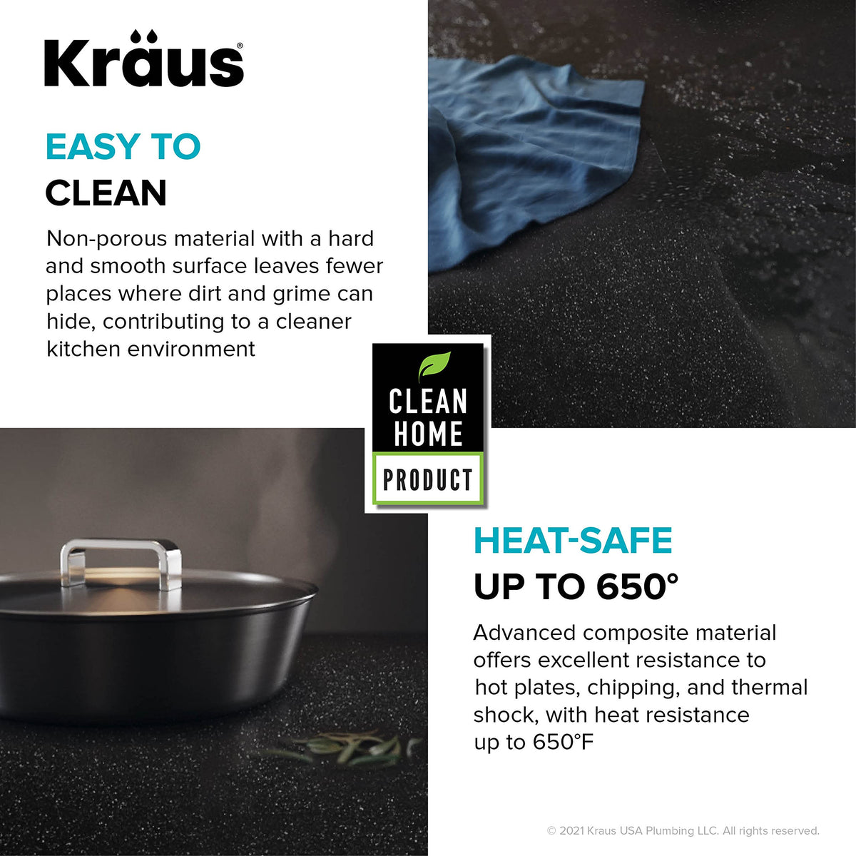 Metallic White 32 in Undermount Granite Kitchen Sink KGUW1 (White / 32 Inch / Sink)