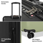 Sherpani Meridian, 29 Inch Travel Hardside Luggage, Durable Hardshell Luggage - Image 2
