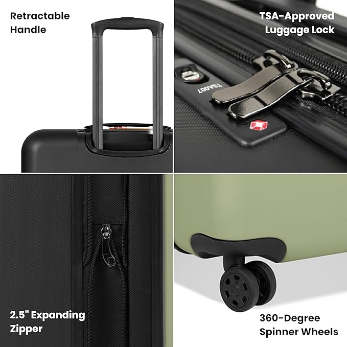 Sherpani Meridian, 29 Inch Travel Hardside Luggage, Durable Hardshell Luggage - Image 2