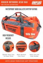 UNPLUG Ultimate Adventure Bag | 1680D Heavy Duty Waterproof Bag | Large Travel - Image 2