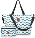 Large Beach Tote Bag for Women – Foldable & Packable Travel Bag by IslaKai