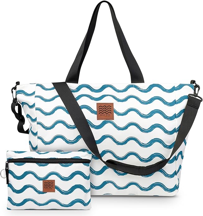 Large Beach Tote Bag for Women – Foldable & Packable Travel Bag by IslaKai