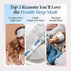 Adjustable Silk Sleep Mask Eye Covers | 100% Pure 6A Mulberry Silk | Blackout & - Image 5