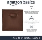 Amazon Basics Cube Organizer Storage Bins Handles, Collapsible Fabric - Image 2