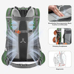 Maelstrom Hiking Backpack, Camping Backpack, 40L Waterproof Hiking Daypack - Image 5