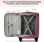 Carry On Luggage, 20 Inch Top Opening Aluminum Frame Lightweight Airline - Image 4