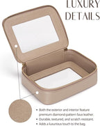 Popvibe Clear Makeup Bag Travel Cosmetic Case Transparent Toiletry Bag - Image 4
