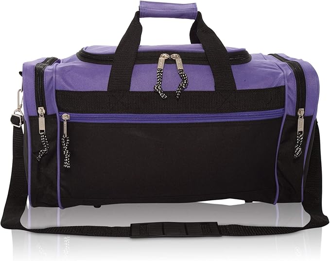 DALIX 21" Blank Sports Duffle Bag Gym Bag Travel Duffel - Image 2