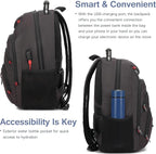 Boavan Laptop Backpack for men, 15.6 inch Laptop Bag - Image 5