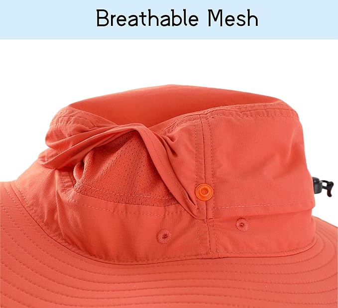 Connectyle Sun Hat for Men Women Outdoor UV Protection Safari Hat for Fishing - Image 5