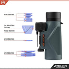 Athlon Optics 10x42 Midas UHD Gray Binoculars - Image 5