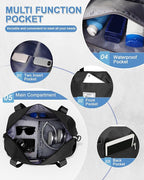 Travel Duffel Bag, Sports Tote Gym Bag, Shoulder Weekender Overnight Bag - Image 5