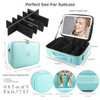 MOMIRA Travel Cosmetic Train Case - Image 2