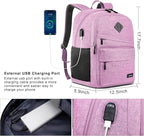 School Backpack for Teen Girls, Cute College Backpacks for Women Students - Image 4