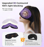Sleep Mask Headphones with Bluetooth 5.4, LC-dolida Wireless Music Eye Mask - Image 2