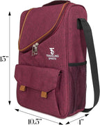 Insulated Red Wine Edition Carrier | 2-3 Bottle Travel Bag - Image 6