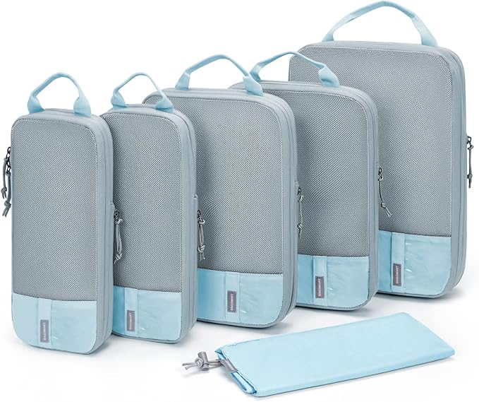BAGSMART 6 Set Compression Packing Cubes by BAGSMART