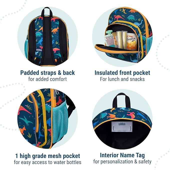 Wildkin 12-inch Kids Backpack – Padded, Adjustable - Image 3