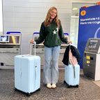 Krute Luggage with Spinner Double Wheels Suitcases with USB Port and Cup Holder - Image 2