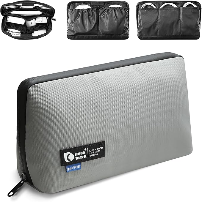 RIGHT AWAY Travel Tech Pouch，Waterproof Cord Case，Electronics Organizer Travel by Unknown