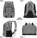 Grey Backpack for Men Women, Backpack for School, School Backpacks for Boys - Image 7