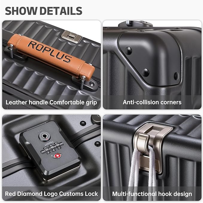 Aluminium Frame Checked-Luggage - Image 5