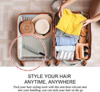 12" X 9" Large Heat Resistant Silicone Mat for Hair Styling Tools, Curling Iron Mat, Flat Iron Holder, Hair Straightener Pad, Makeup Mat, Hot Tools Mat for Travel Vanity Salon - Gray