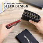 RUNBOX AirTag-Wallet-Mens-Slim-RFID Blocking Wallets Leather - Image 5