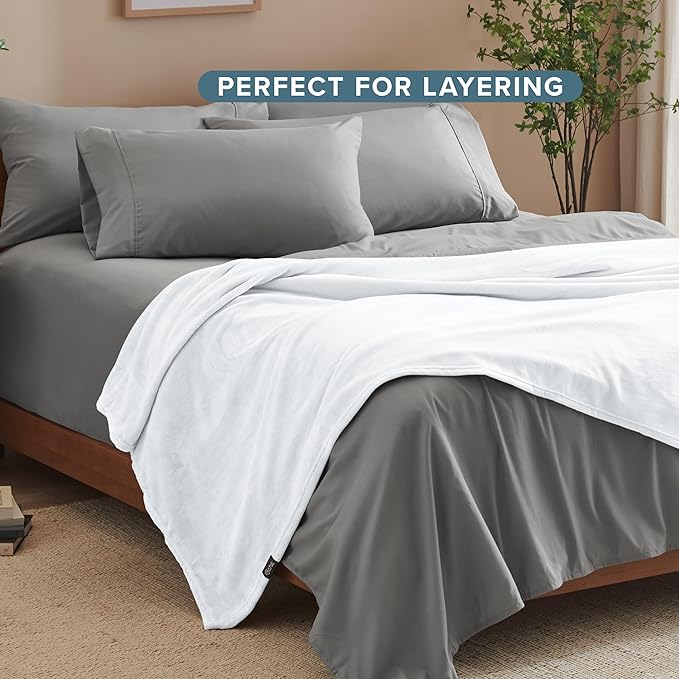 Bare Home Fleece Blanket - Image 7