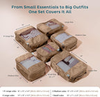 6-Pack Compression Packing Cubes Travel Essentials - Image 4
