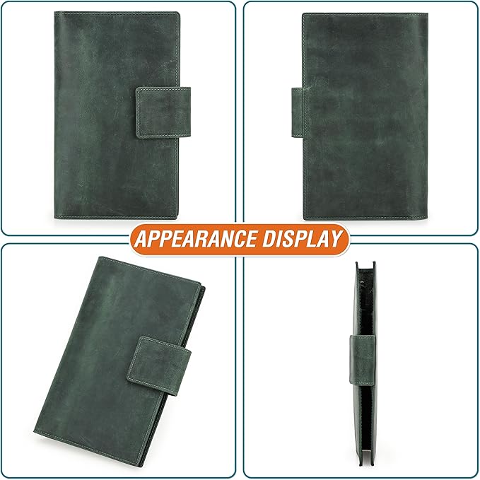 Top Grain Leather Travel Passport Wallet Holder - Image 9