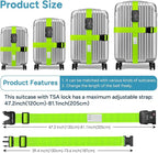 Luggage Straps with TSA Lock, Travel Belt - Image 5