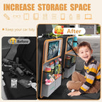 Car Backseat Organizer with Tablet Holder, 11 Storage Pockets with Foldable - Image 4