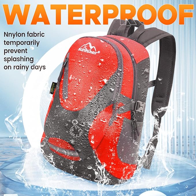sunhiker Cycling Hiking Backpack Water Resistant Travel Backpack Lightweight - Image 4