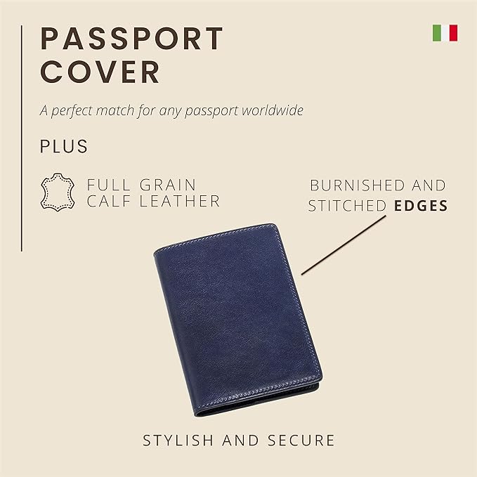 Maruse Italian Leather Passport Cover - Image 2