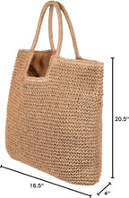 Roxy Women's Beach Tote Bag | Travel | Vacation | Straw | Lightweight | - Image 7