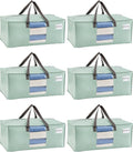 VENO 6 Pack Moving Bags for College, Heavy-Duty Storage Totes, Moving Boxes and by Veno