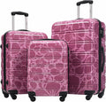 Merax Luggage Sets 3 Piece, Hardside Suitcase Set by Merax