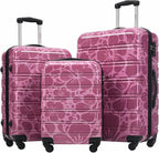 Merax Luggage Sets 3 Piece, Hardside Suitcase Set by Merax