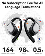 AI Translation Earbuds Real Time, 164 Languages & Accents, 4-in-1 Translator - Image 3