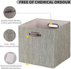 Posprica Storage Bins, 11×11 Foldable Storage Cubes Boxes Container Closet - Image 5