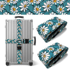 White Daisy Luggage Straps for Suitcases TSA Approved, Luggage Identifiers for by Unknown